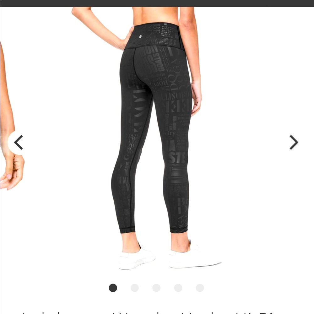 Lululemon 20 year limited edition leggings